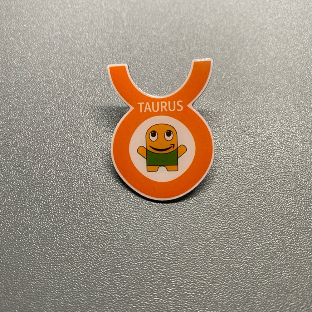 Amazon Employee Peccy Pin Taurus Zodiac Sign Worker Fun Collection Collectible